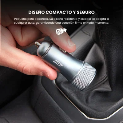 cargador auto de 30w + cable baseus 60w 🔋 cargador auto de 30w + cable baseus 60w 🔋