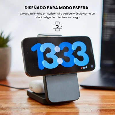 cargador inalámbrico plegable 3 en 1 🔋 cargador inalámbrico plegable 3 en 1 🔋