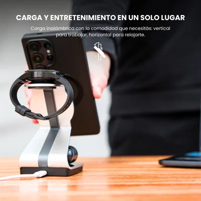 estación de carga inalámbrica 3 en 1 🔋 estación de carga inalámbrica 3 en 1 🔋
