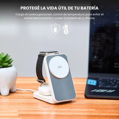 cargador inalámbrico plegable 3 en 1 🔋 cargador inalámbrico plegable 3 en 1 🔋
