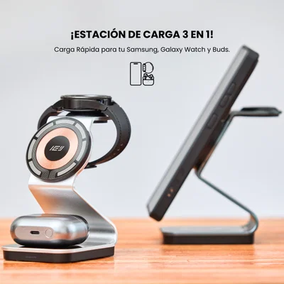 estación de carga inalámbrica 3 en 1 🔋 estación de carga inalámbrica 3 en 1 🔋