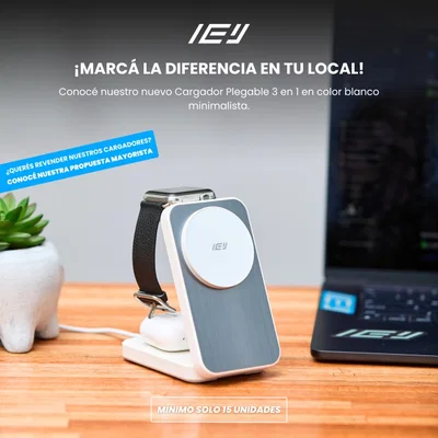 cargador inalámbrico plegable 3 en 1 🔋 cargador inalámbrico plegable 3 en 1 🔋