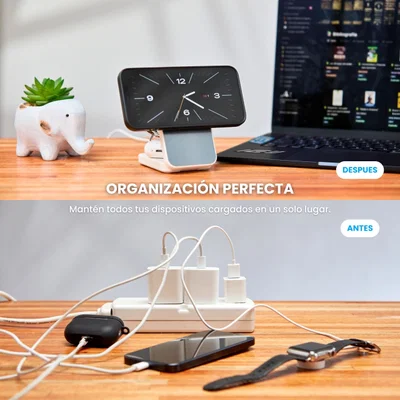 cargador inalámbrico plegable 3 en 1 🔋 cargador inalámbrico plegable 3 en 1 🔋