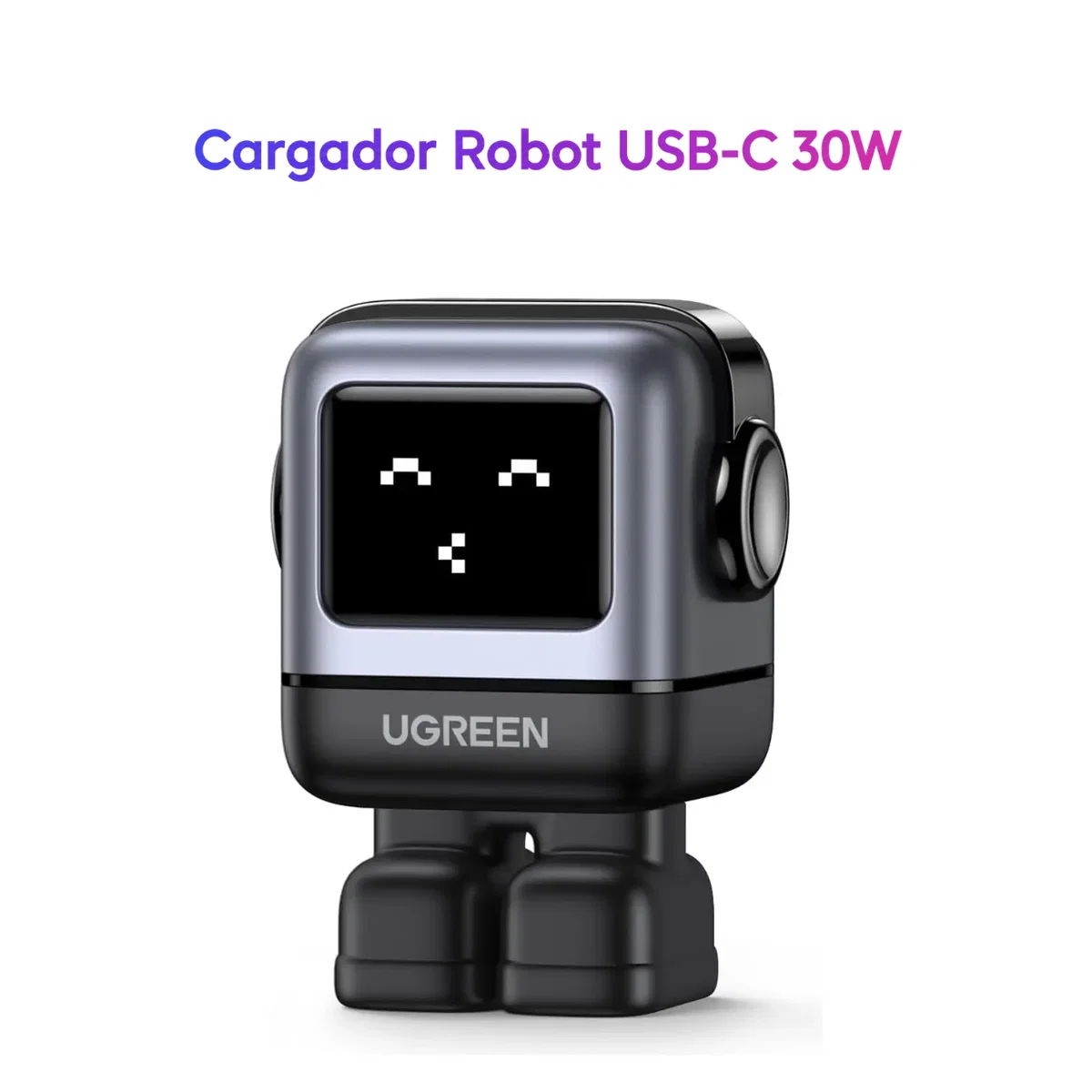 cargador robot ugreen uno usb c 30w 🤖⚡ cargador robot ugreen uno usb c 30w 🤖⚡