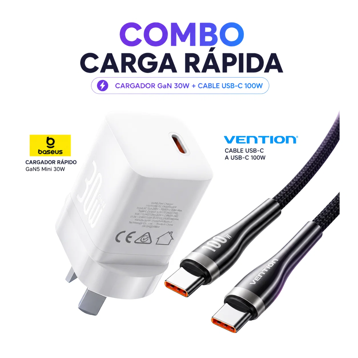 combo baseus + vention ⚡🔌 combo baseus + vention ⚡🔌