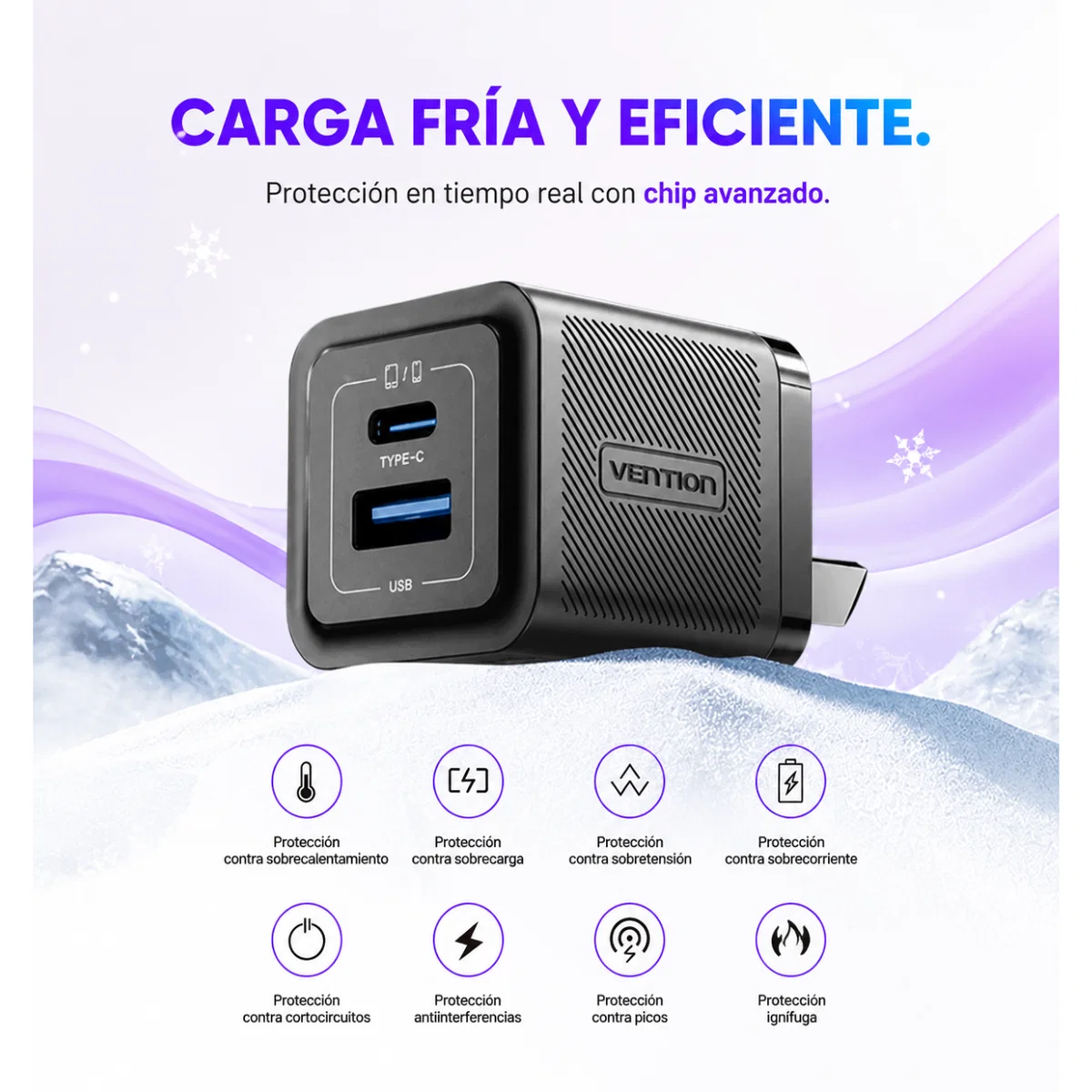 combo carga rápida vention combo carga rápida vention
