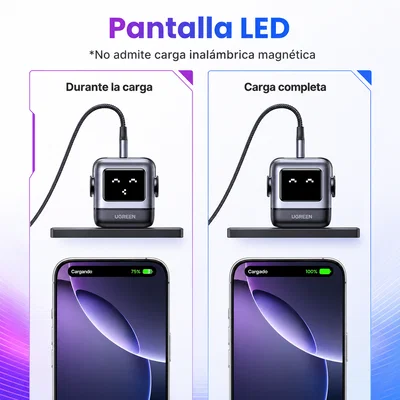 cargador robot ugreen uno usb c 30w 🤖⚡ cargador robot ugreen uno usb c 30w 🤖⚡